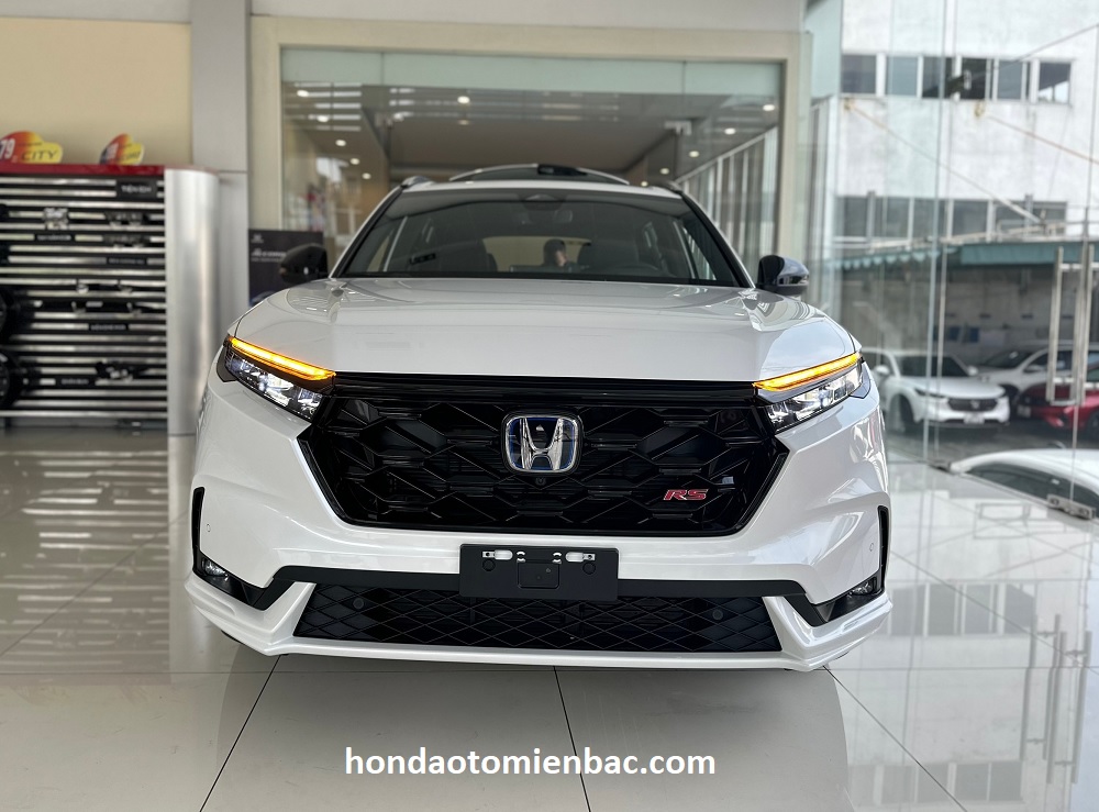 Honda crv hybrid màu trắng 1