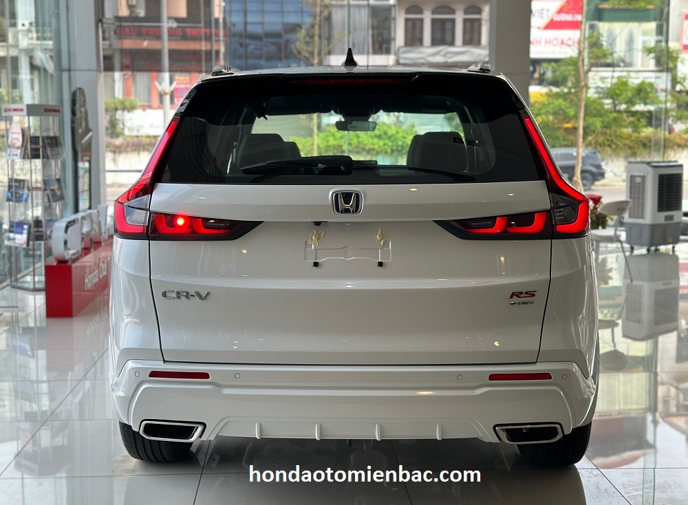 Honda crv hybrid màu trắng 1
